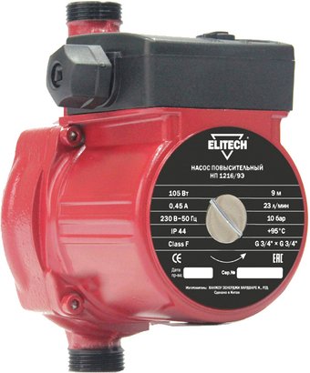 Циркуляционный насос ELITECH НП 1216/9Э