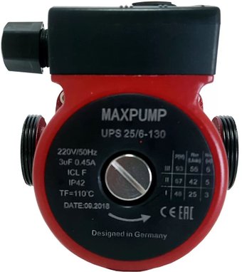 Циркуляционный насос Maxpump UPS 25/6-130