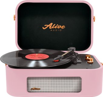 Виниловый проигрыватель Alive Audio Stories (розовое вино)