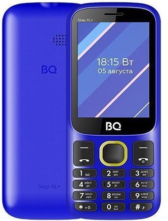 Телефон BQ BQ-2820 Step XL+ (синий/желтый)