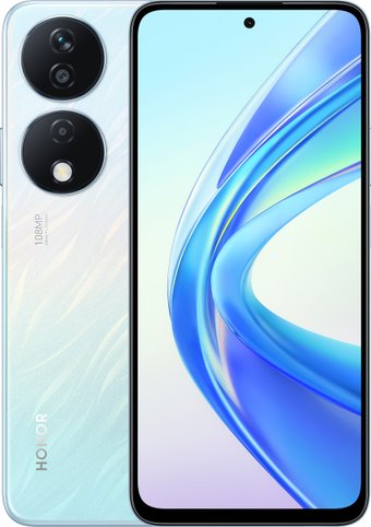 Телефон HONOR X7b 6GB/128GB международная версия (мерцающий серебристый)