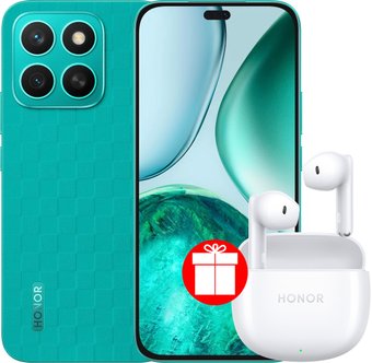 Телефон HONOR X8c ABR-LX1 8GB/256GB международная версия (зеленый) и наушники HONOR Earbuds X6 по акции