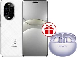 Телефон Huawei nova 13 Pro MIS-LX9 12GB/256GB (белый) + наушники Huawei FreeBuds 6i