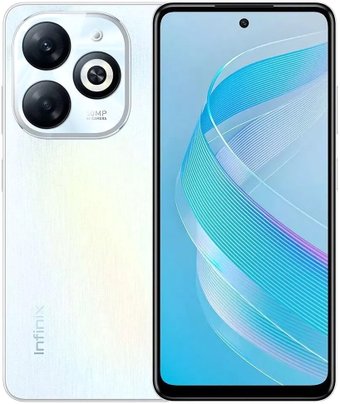 Телефон Infinix Smart 8 Pro X6525B 8GB/128GB (белая галактика)