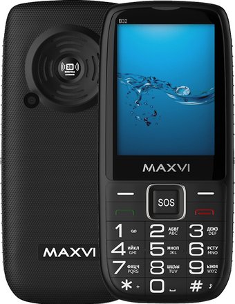 Телефон Maxvi B32 (черный)