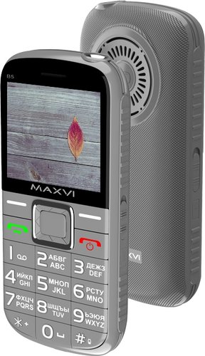 Телефон Maxvi B5 (серый)