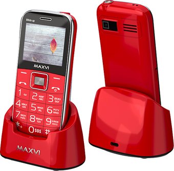 Телефон Maxvi B6ds up (красный)