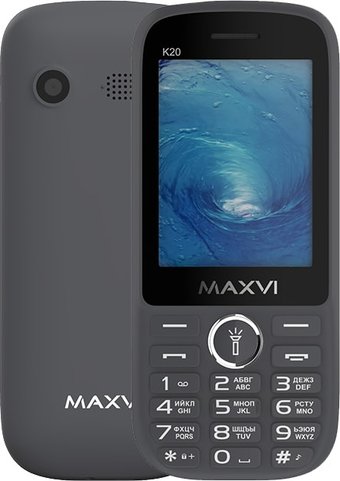 Телефон Maxvi K20 (серый)