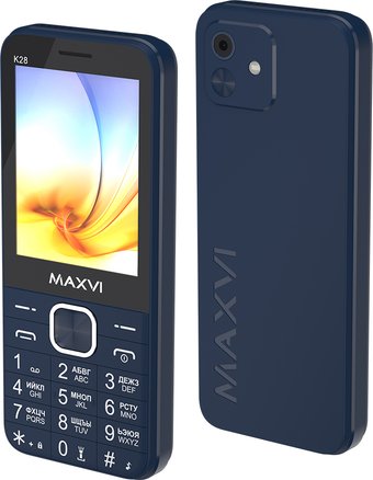 Телефон Maxvi K28 (синий)