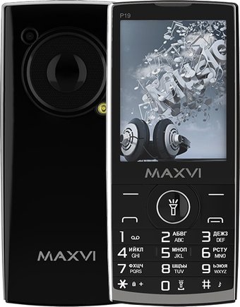 Телефон Maxvi P19 (черный)