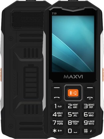 Телефон Maxvi T19 (черный)