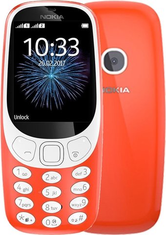 Телефон Nokia 3310 Dual SIM (красный)