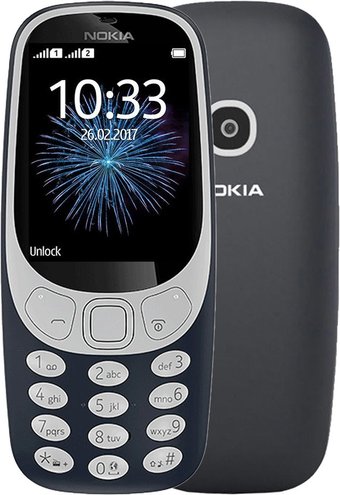 Телефон Nokia 3310 Dual SIM (синий)