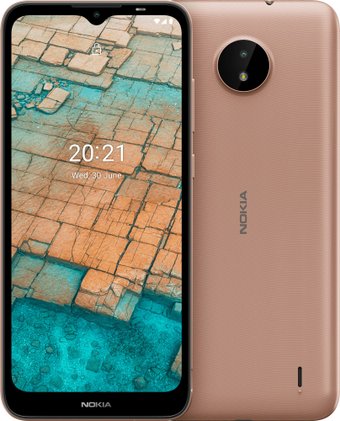 Телефон Nokia C20 2GB/32GB TA-1352 (песочный)