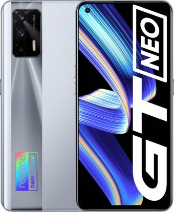 Телефон Realme GT Neo 5G 12GB/256GB (серебристый)