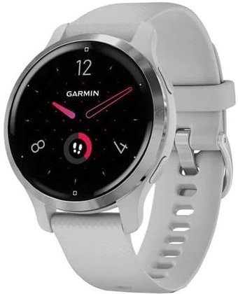 Умные часы Garmin Venu 2S (нержавеющая сталь/серый)