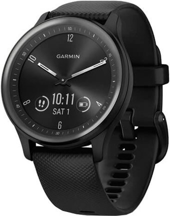 Умные часы Garmin Vivomove Sport (черный/черный сланцевый)