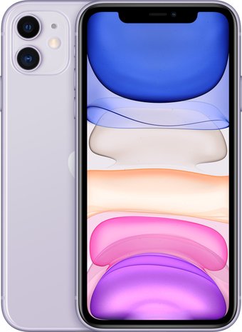Телефон Apple iPhone 11 64GB (фиолетовый)