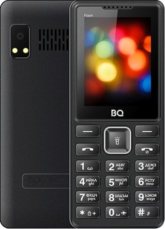 Телефон BQ BQ-2444 Flash (черный)