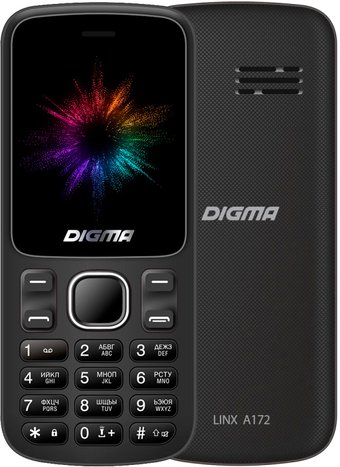 Телефон Digma Linx A172 (черный)