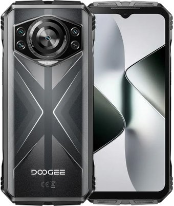 Телефон Doogee S118 12GB/512GB (черный/серебристый)