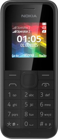 Телефон Nokia 105 Dual SIM Black