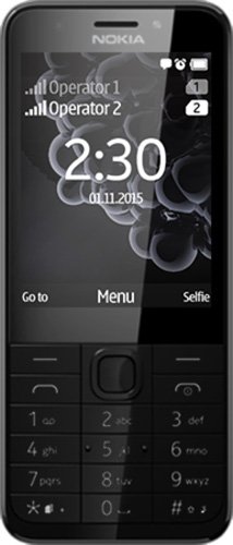 Телефон Nokia 230 Dual SIM Dark Silver