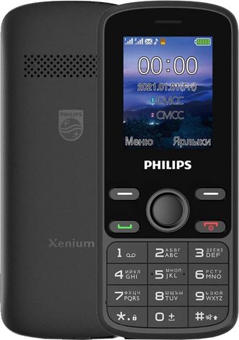 Телефон Philips Xenium E111 (черный)