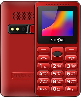 Телефон Strike S10 (красный)