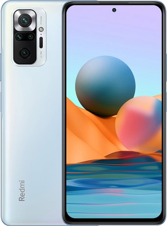 Телефон Xiaomi Redmi Note 10 Pro 8GB/128GB индийская версия (glacial blue)