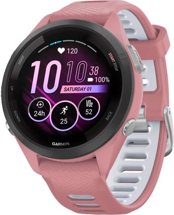 Умные часы Garmin Forerunner 265S (светло-розовый/пудрово-серый)
