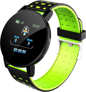 Фитнес-браслет Ritmix RFB-460 (черный/зеленый)