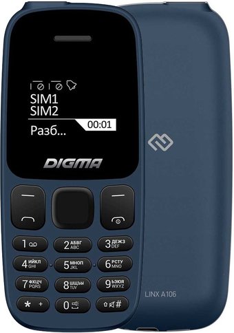 Телефон Digma Linx A106 (синий)