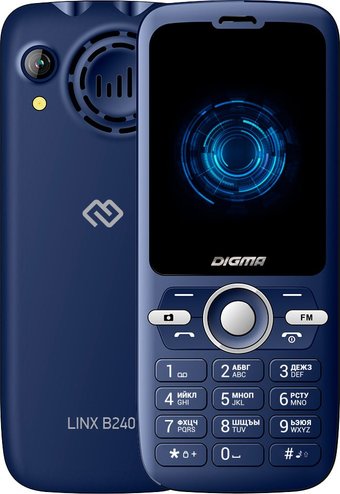 Телефон Digma Linx B240 (синий)