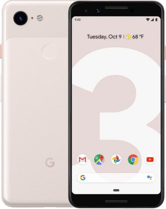 Телефон Google Pixel 3 64GB (розовый, без eSIM)
