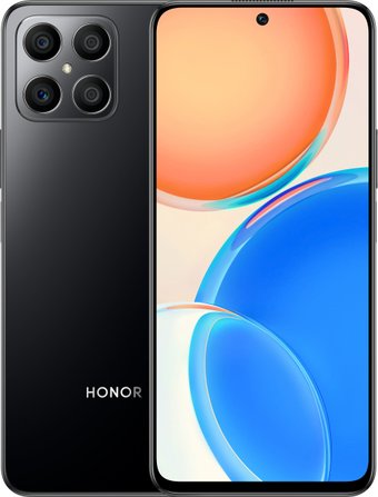 Телефон HONOR X8 6GB/128GB международная версия (полночный черный)