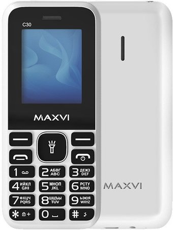 Телефон Maxvi C30 (белый)