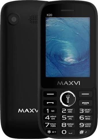 Телефон Maxvi K20 (черный)