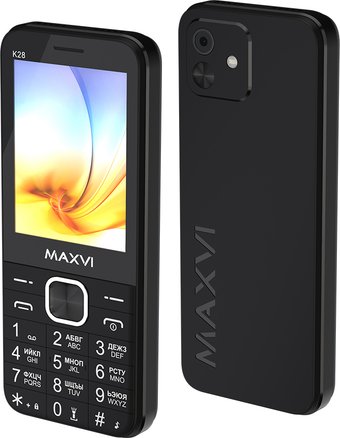 Телефон Maxvi K28 (черный)