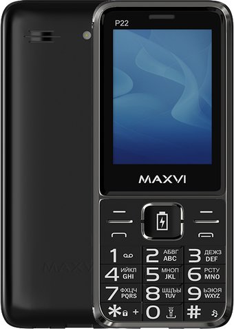 Телефон Maxvi P22 (черный)