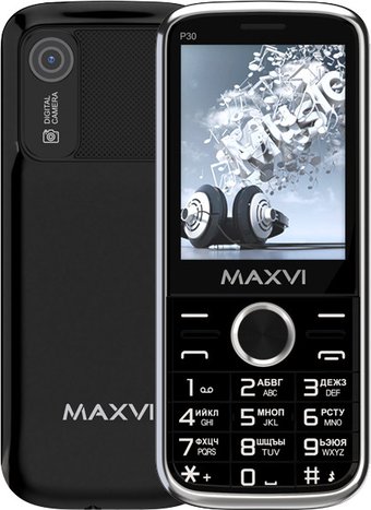 Телефон Maxvi P30 (черный)