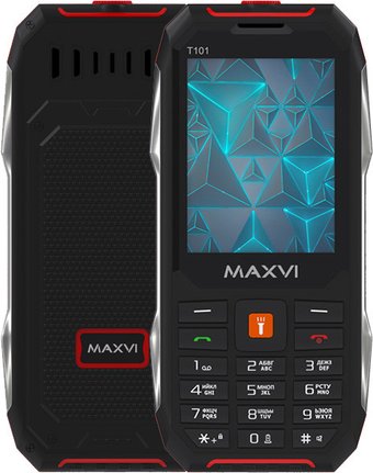 Телефон Maxvi T101 (красный)