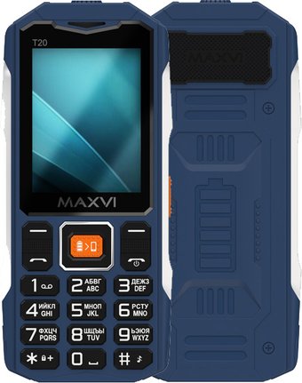Телефон Maxvi T20 (синий)