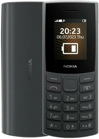 Телефон Nokia 105 (2023) TA-1569 (черный)