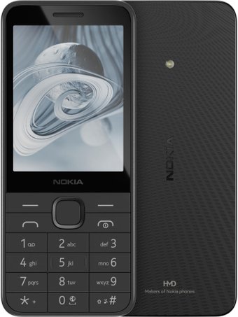 Телефон Nokia 215 4G (2024) Dual SIM TA-1613 (черный)