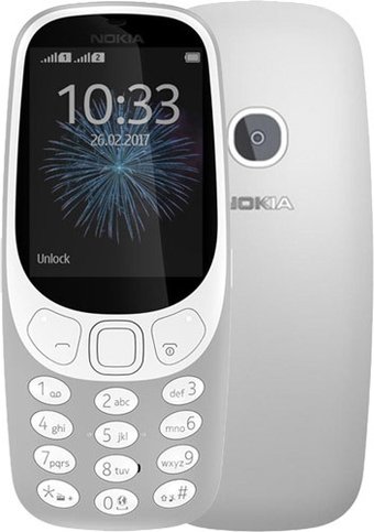 Телефон Nokia 3310 Dual SIM (серый)