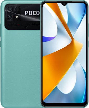 Телефон POCO C40 4GB/64GB международная версия (бирюзовый)