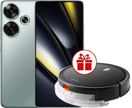 Телефон POCO F6 12GB/512GB с NFC международная версия (зеленый) и робот-пылесос Xiaomi Robot Vacuum E5 по акции