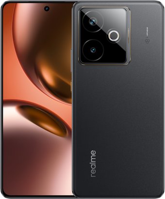 Телефон Realme GT7 T RMX5085 12GB/512GB международная версия (ледяной черный)