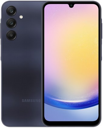 Телефон Samsung Galaxy A25 6GB/128GB (темно-синий, без Samsung Pay)